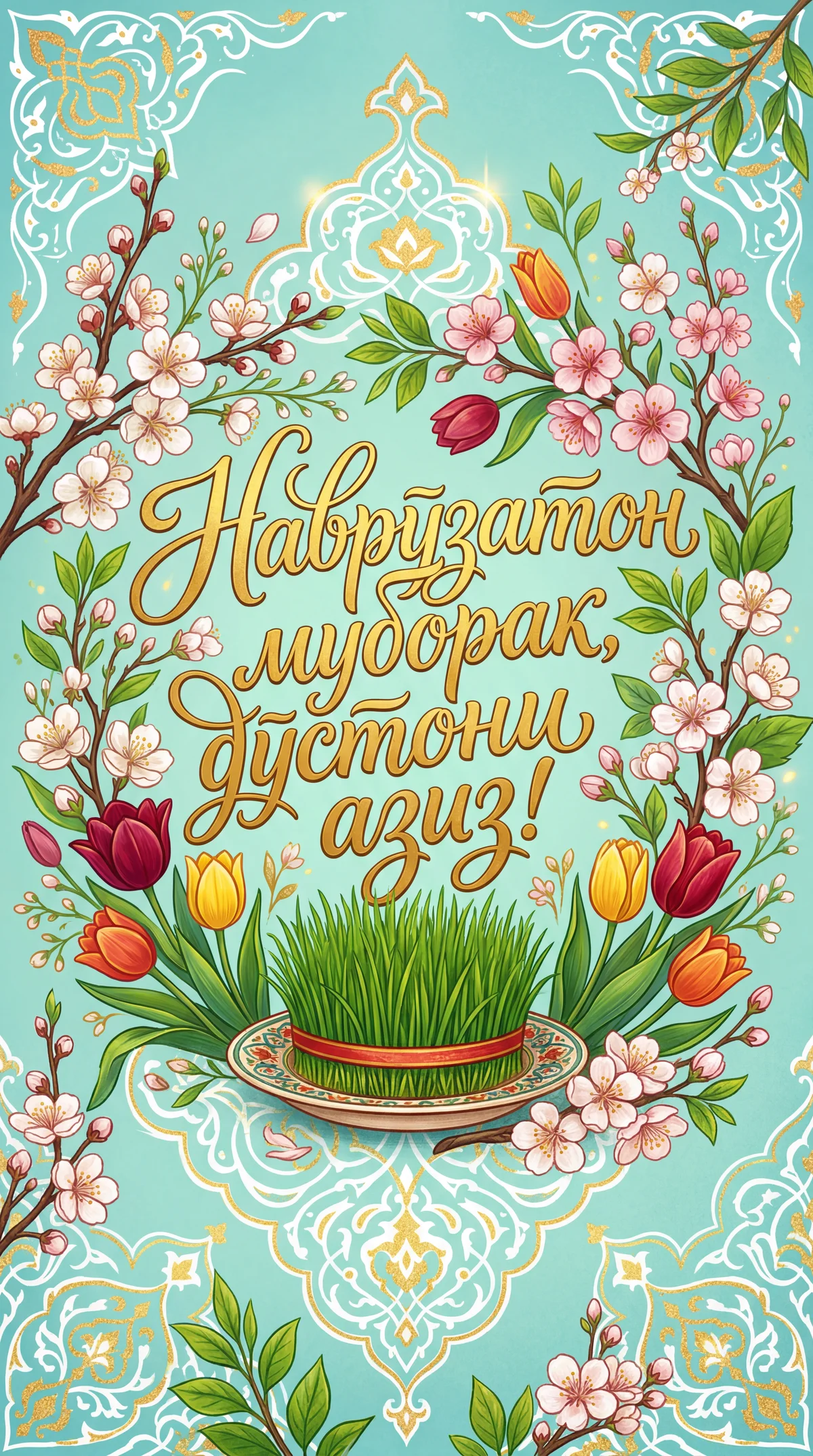 Наврӯзатон муборак, дӯстони азиз!