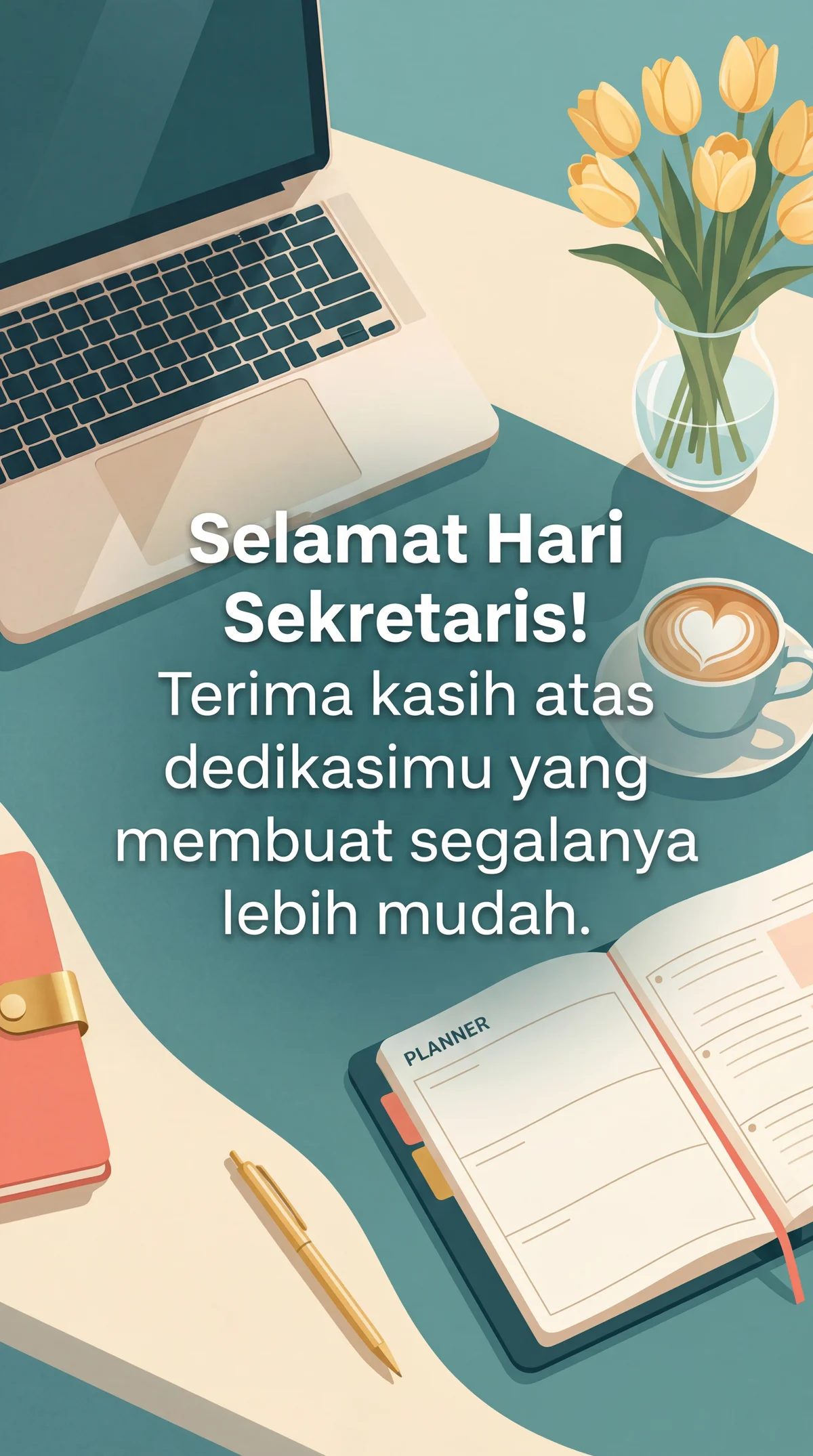 Ucapan Hari Sekretaris untuk rekan kerja