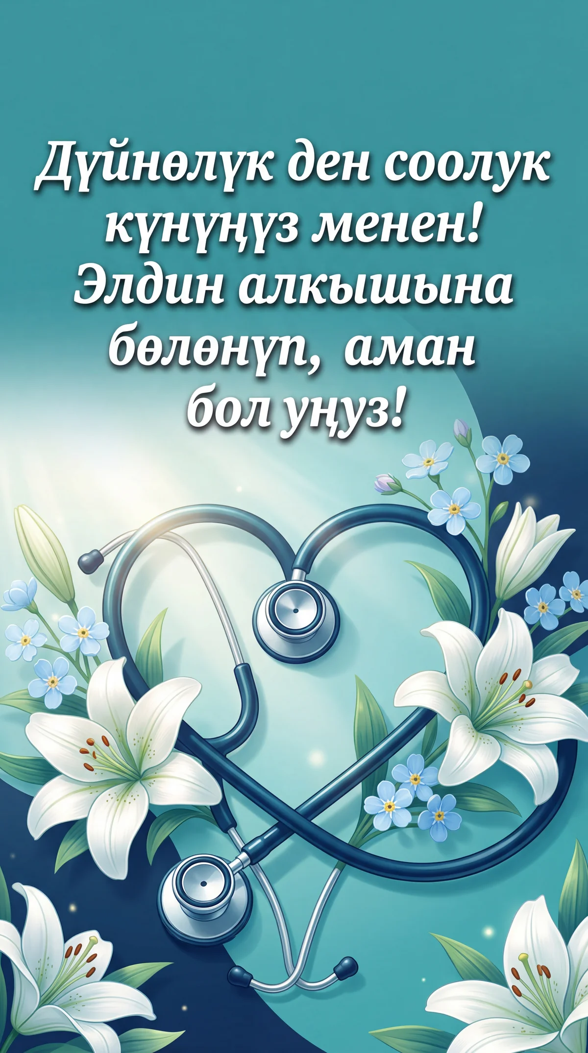 Дарыгерге Дүйнөлүк ден соолук күнү менен куттуктоо