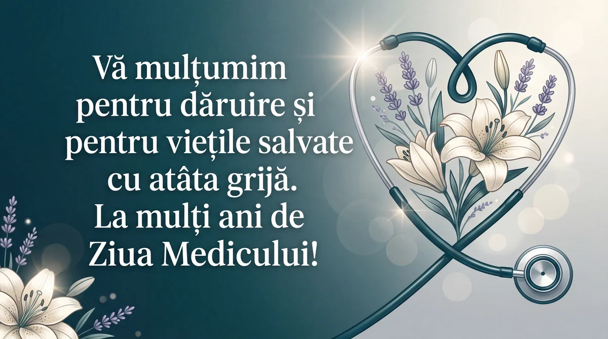 Mesaj de Ziua Medicului pentru un doctor dedicat
