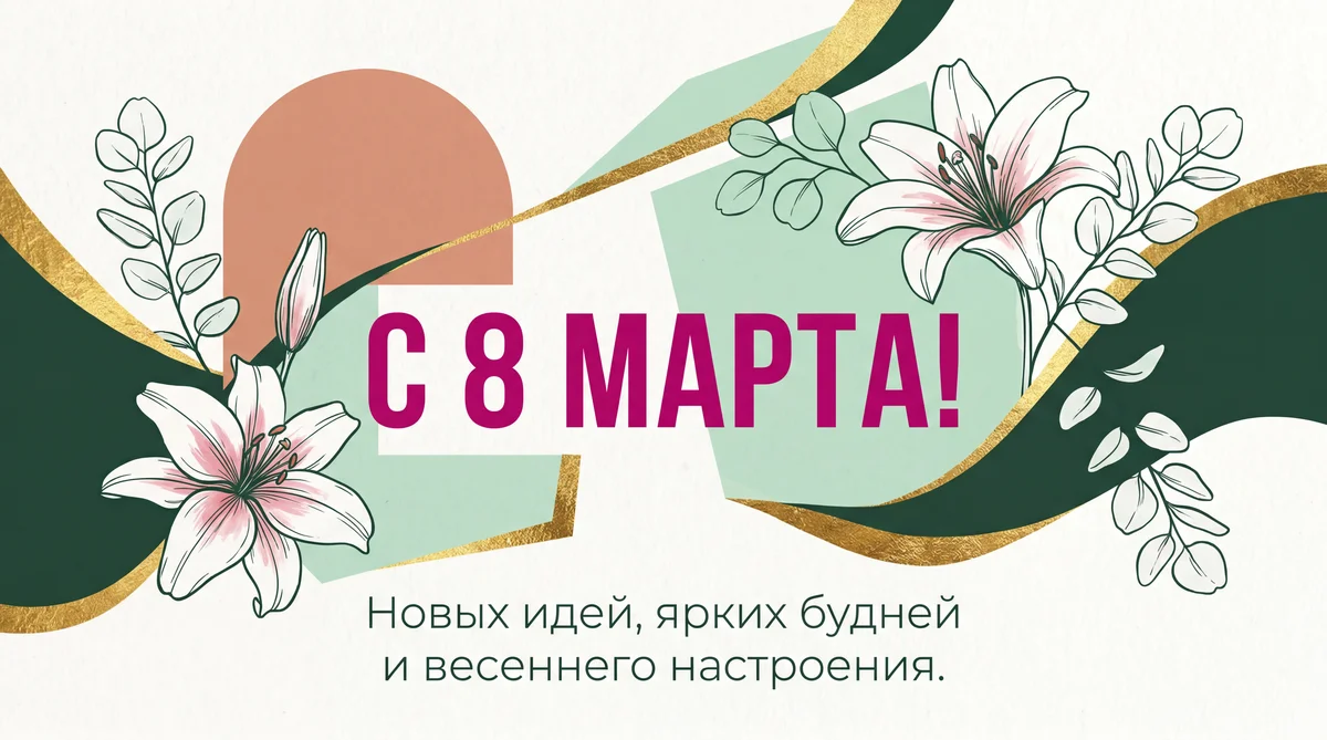 поздравление с 8 марта для коллеги