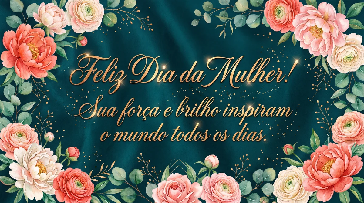 Mensagem especial para o Dia Internacional da Mulher