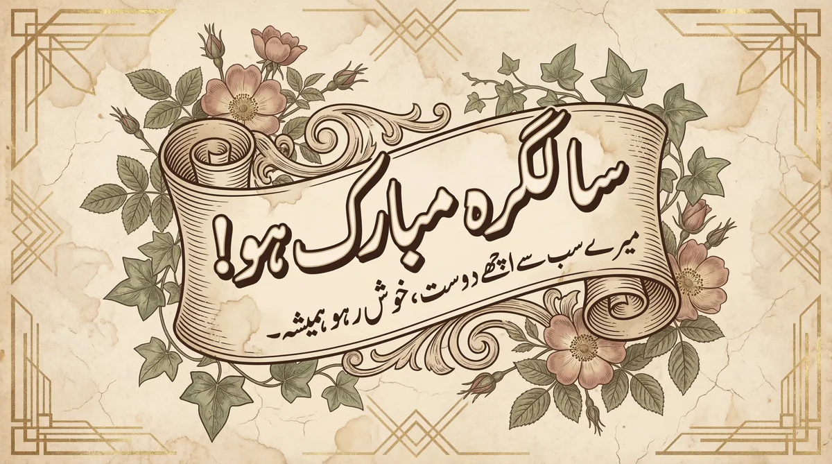 سالگرہ مبارک ہو میرے سب سے اچھے دوست!