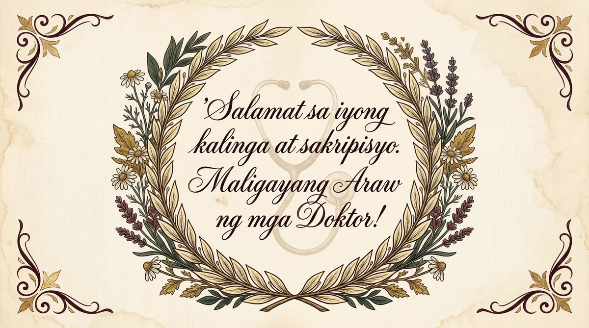 tl_Pagbati para sa Araw ng mga Doktor