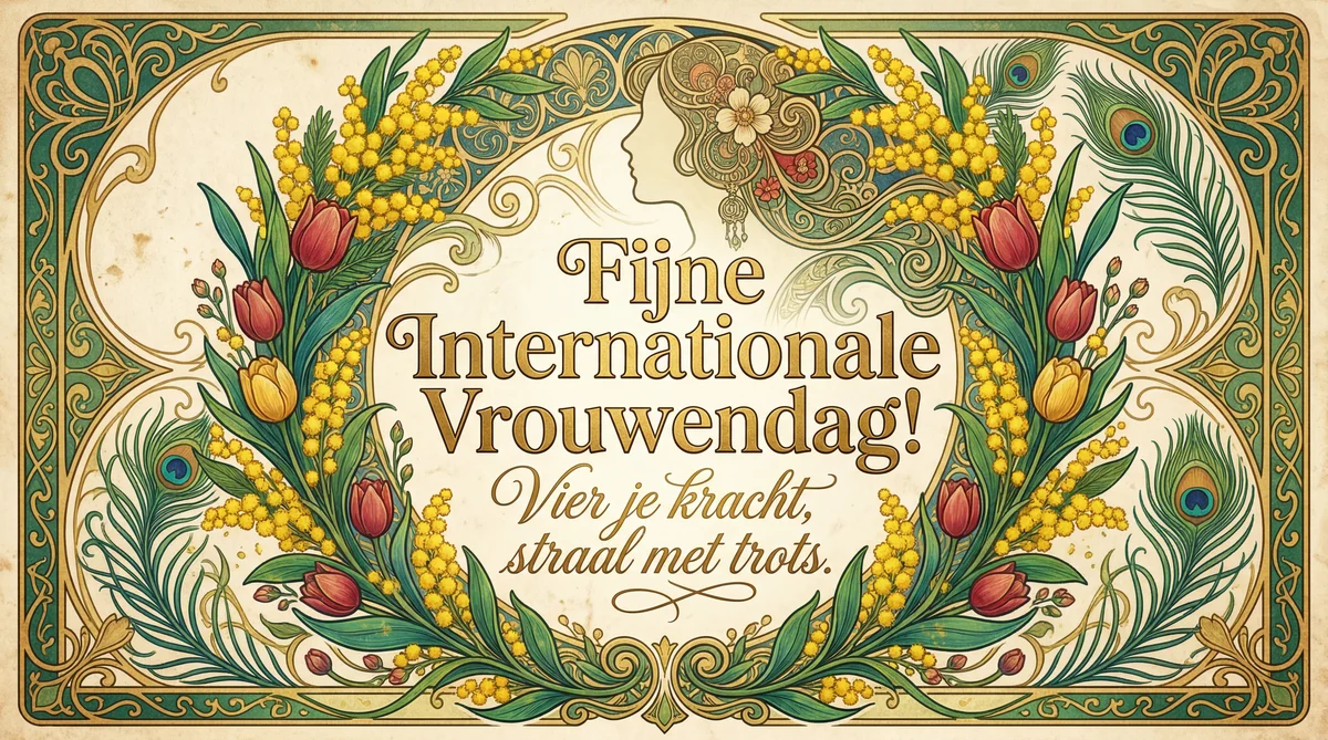 Een speciale groet voor Internationale Vrouwendag!