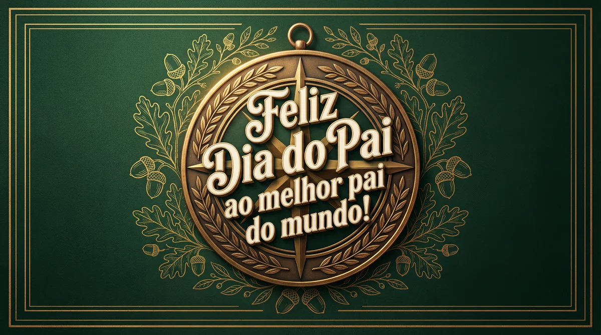 Feliz Dia do Pai ao melhor pai do mundo!