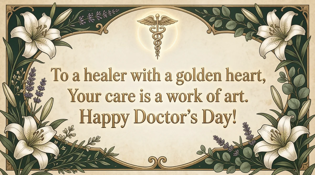Happy Doctor's Day wishes for a dedicated physician