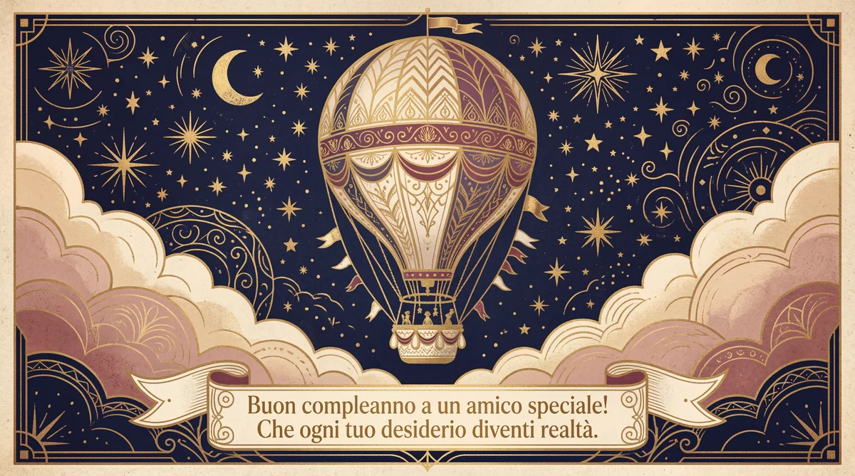 Biglietto di buon compleanno per un amico speciale