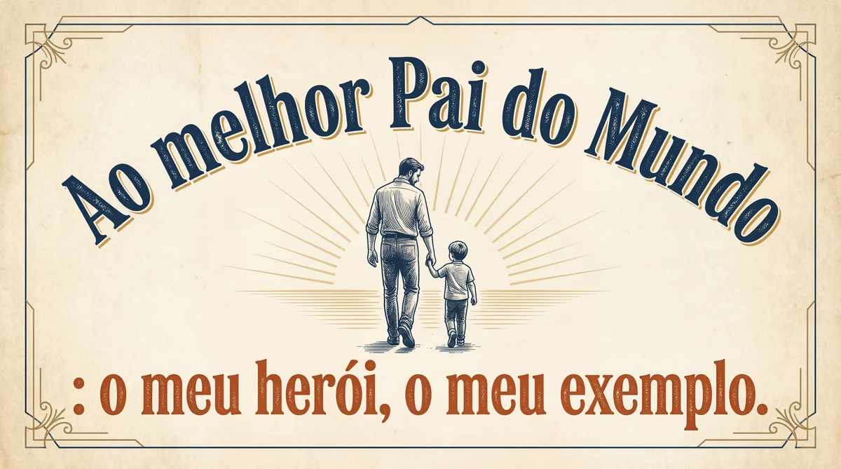 Mensagem especial para o Dia do Pai