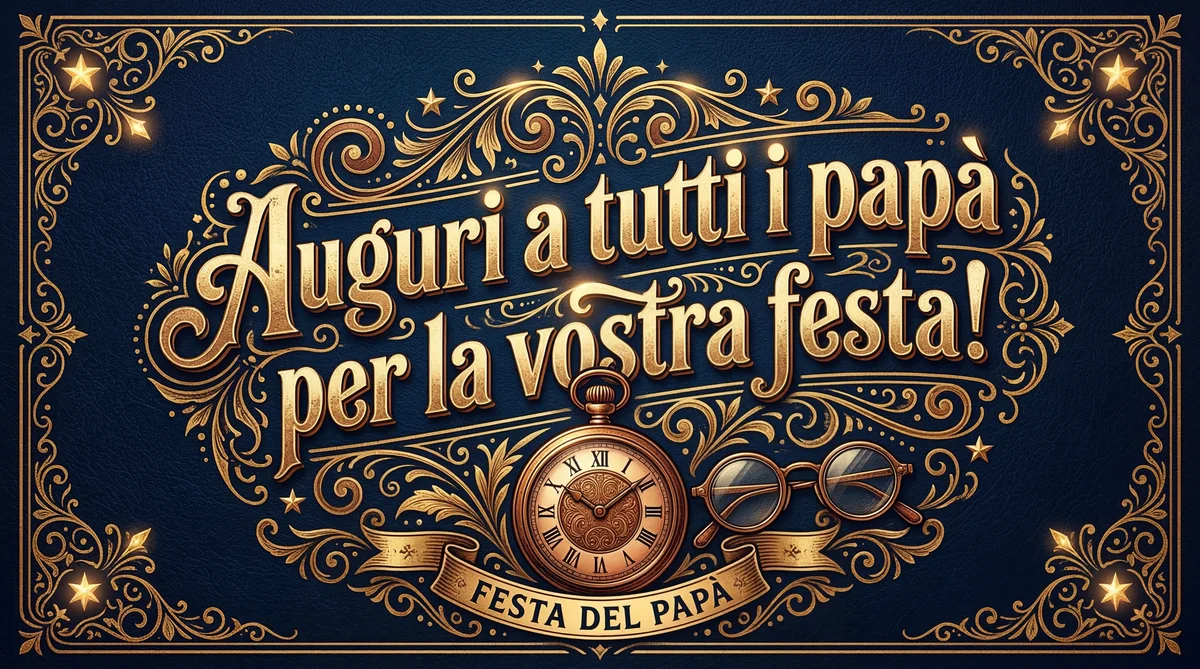 Auguri a tutti i papà per la vostra festa!
