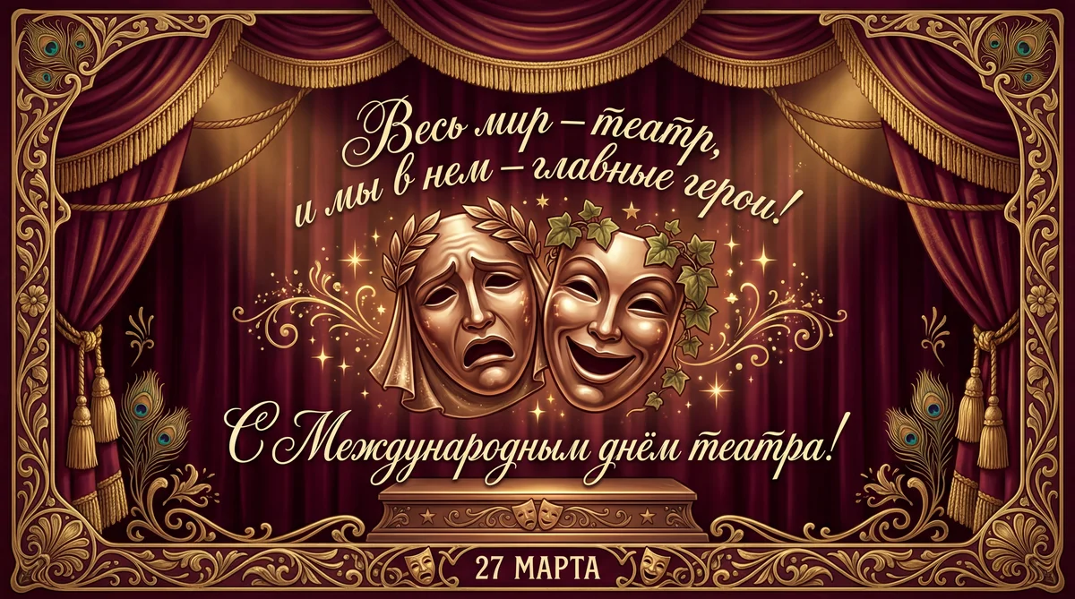 С Международным днём театра!