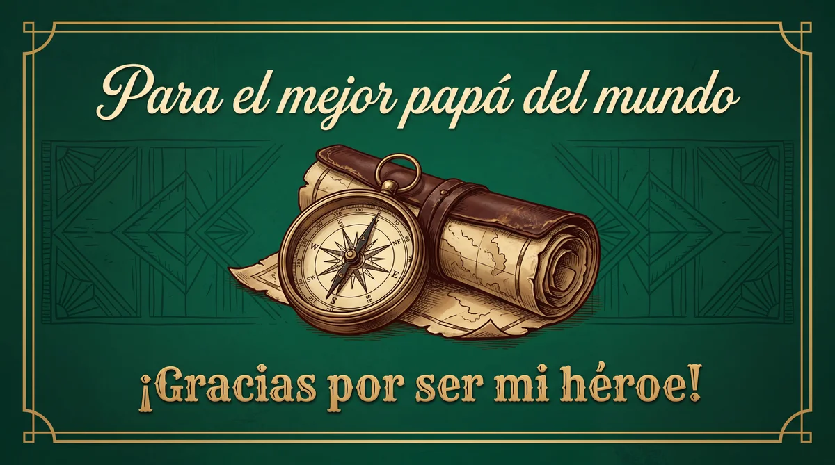 Tarjeta para papá por el Día del Padre
