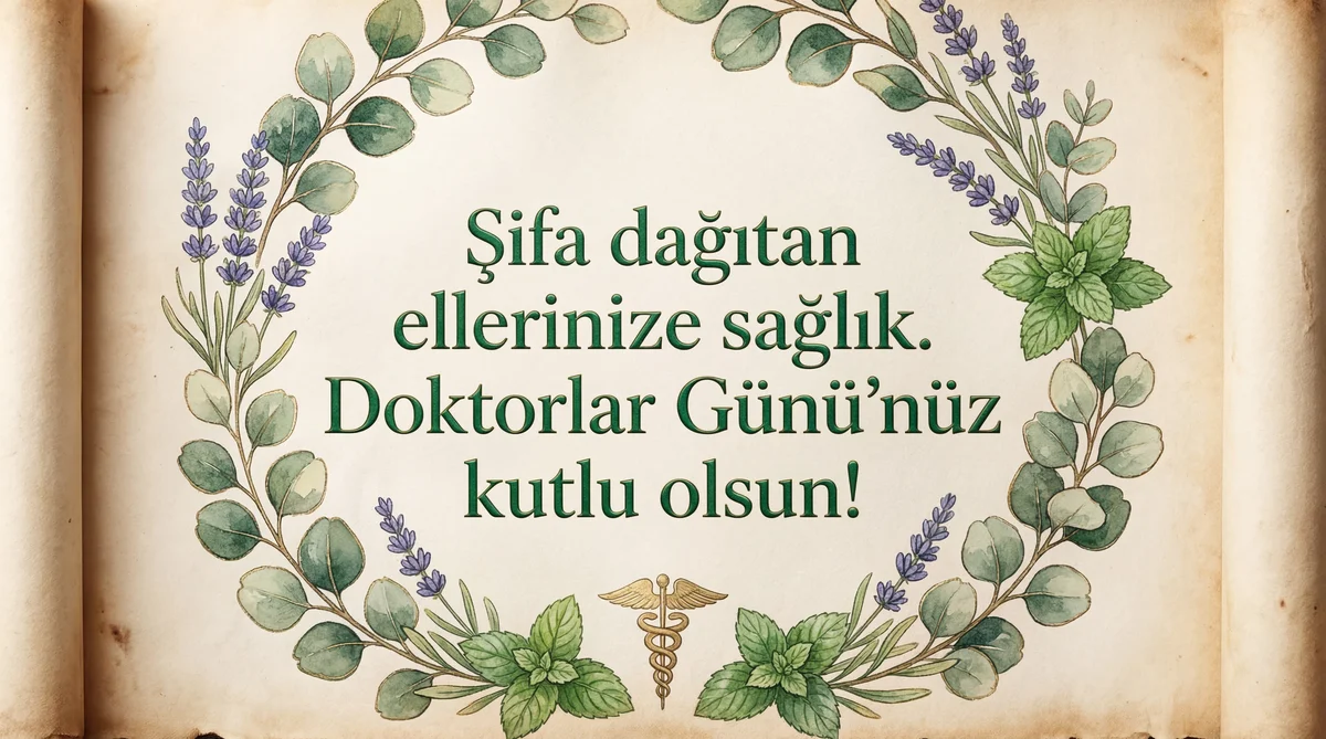 Doktorlar Günü'n kutlu olsun!