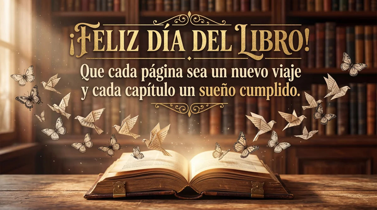 Saludos por el Día Internacional del Libro a un gran lector.