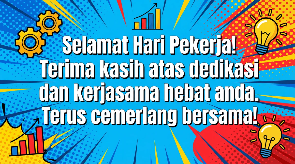 Ucapan Hari Pekerja untuk rakan sekerja