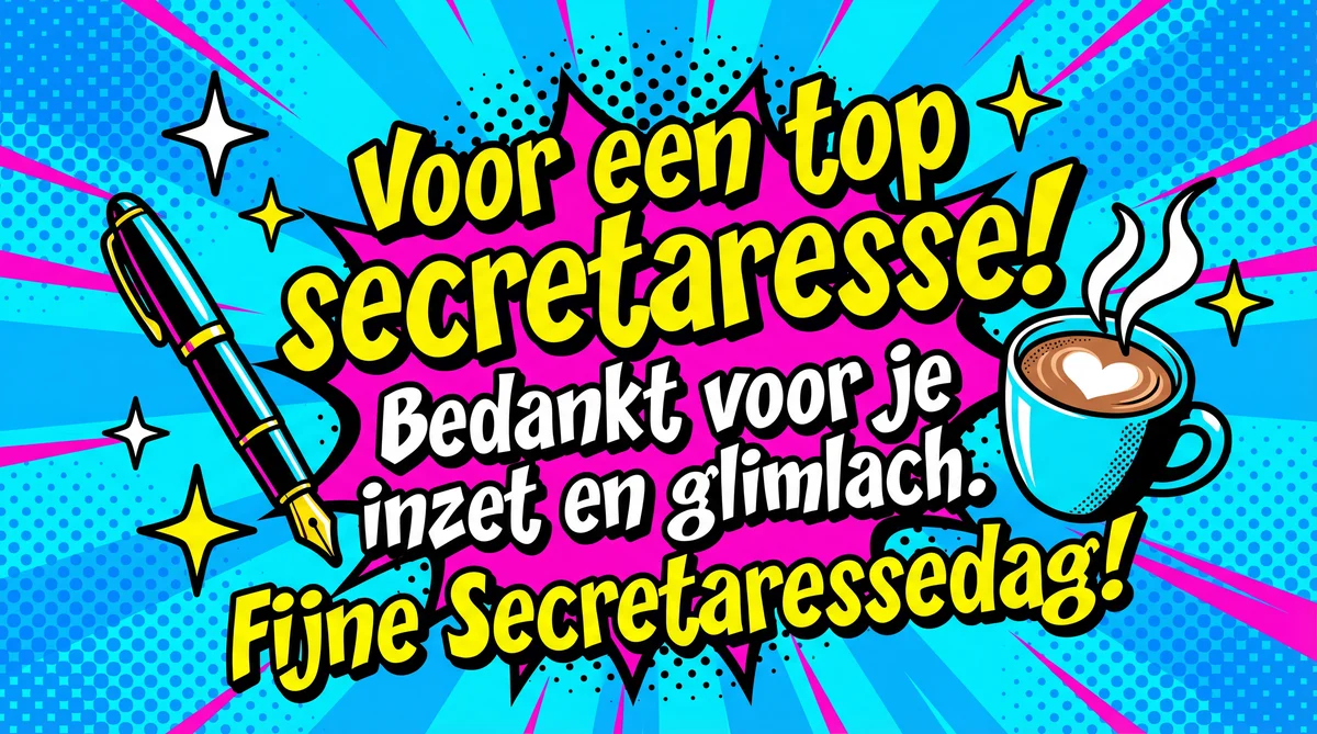 Wensen voor een top secretaresse op Secretaressedag
