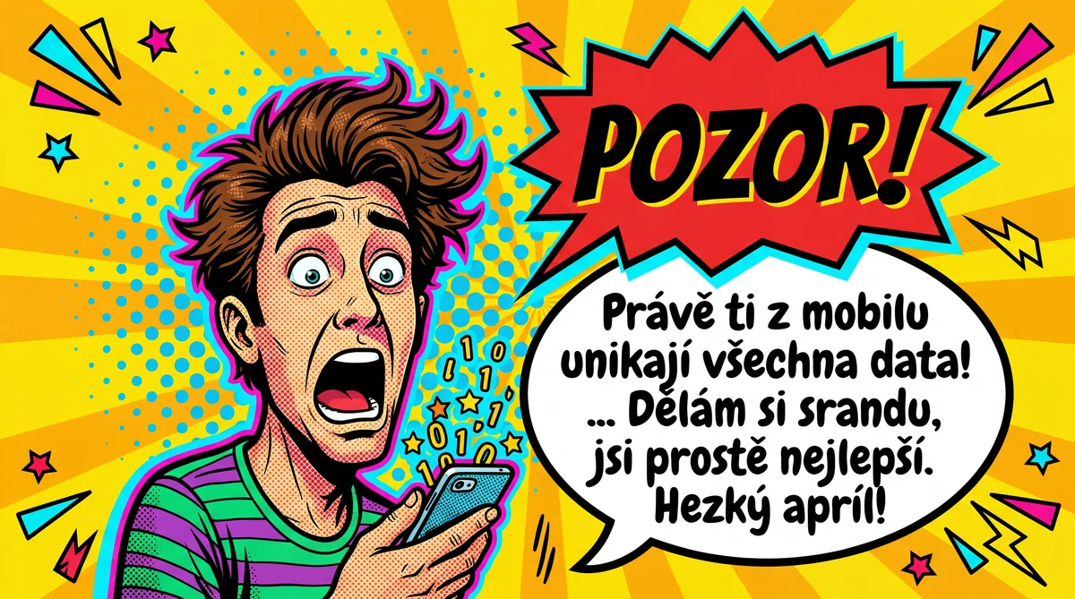 vtipné přání k aprílu pro nejlepšího kamaráda