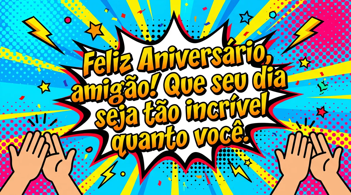 cartão de aniversário para amigo