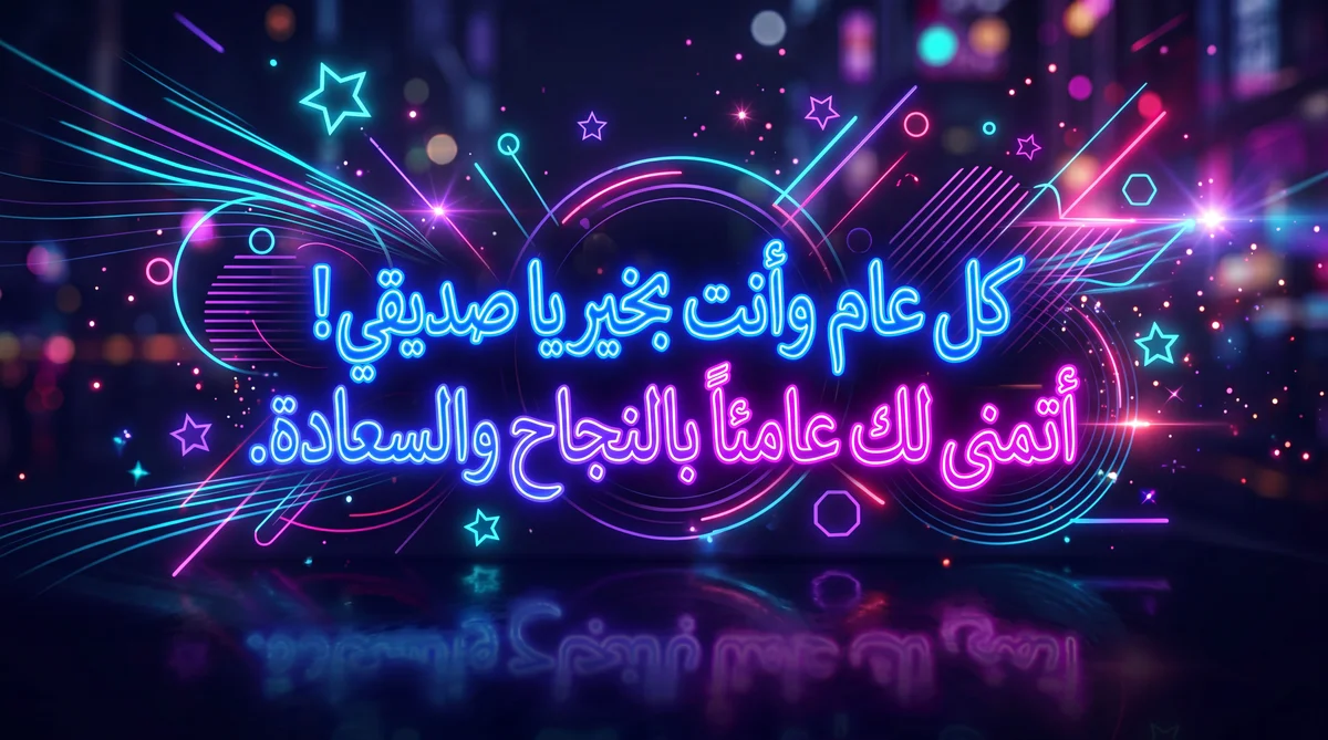 تهنئة عيد ميلاد سعيد لصديقي