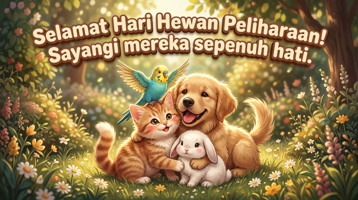 ucapan selamat Hari Hewan Peliharaan
