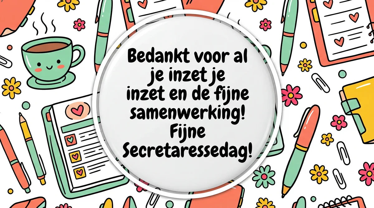 Tekst voor Secretaressedag voor mijn collega