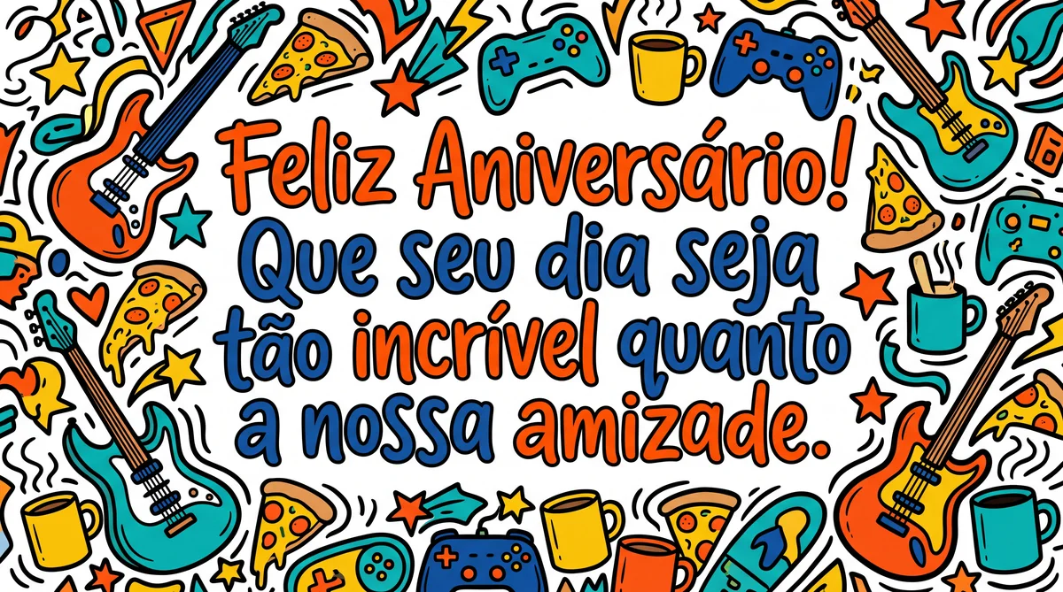 cartão de aniversário para amigo
