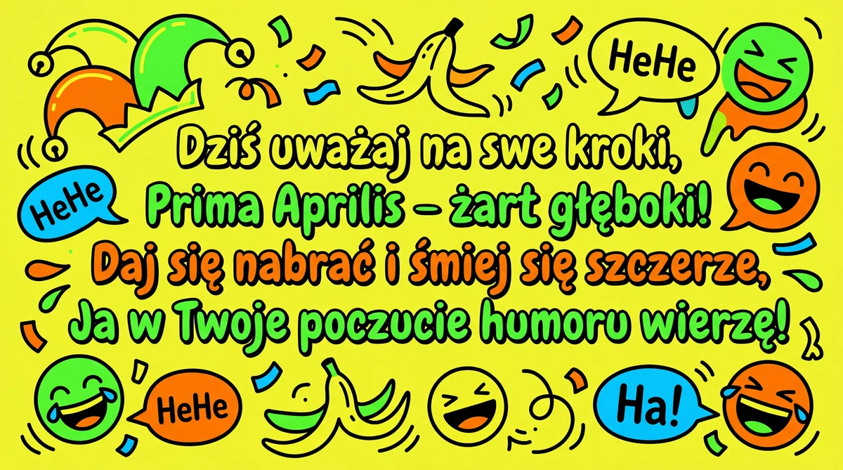 życzenia na Prima Aprilis dla przyjaciela