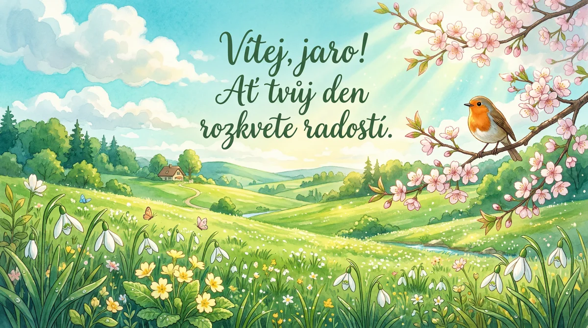 Přání k prvnímu jarnímu dni