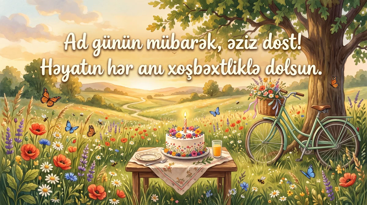 Ad günün mübarək, əziz dost!