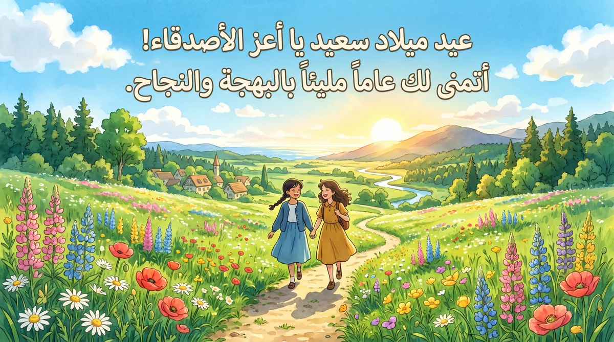 عيد ميلاد سعيد يا صديقي