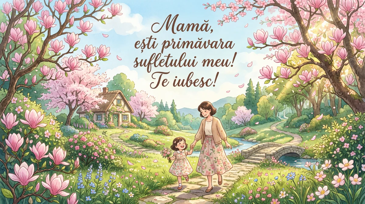 Felicitare de Ziua Femeii pentru mamă