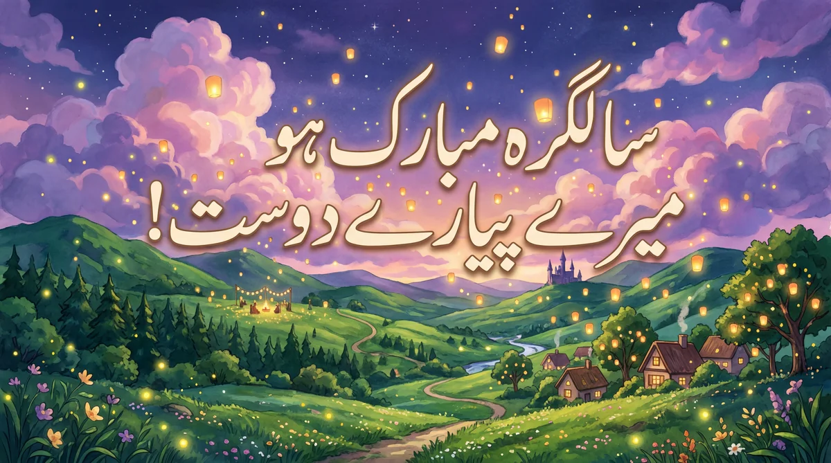 پیارے دوست کو سالگرہ کی بہت بہت مبارک باد