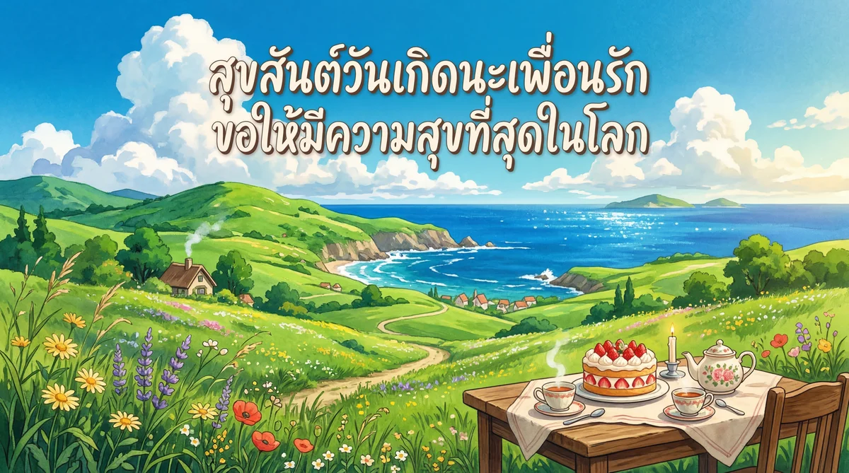 สุขสันต์วันเกิดเพื่อนรัก