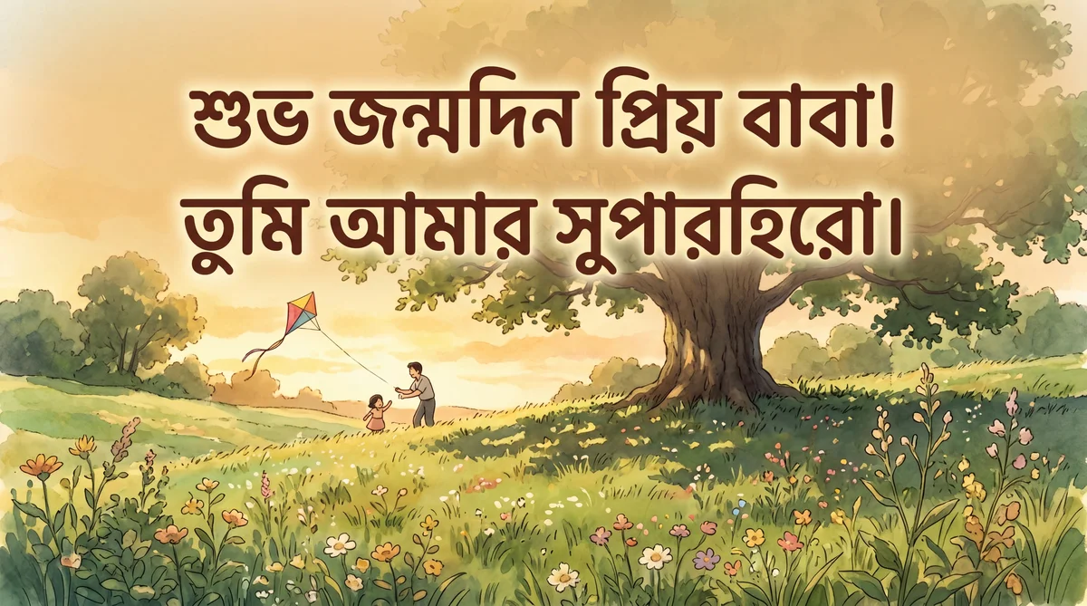 শুভ জন্মদিন বাবা