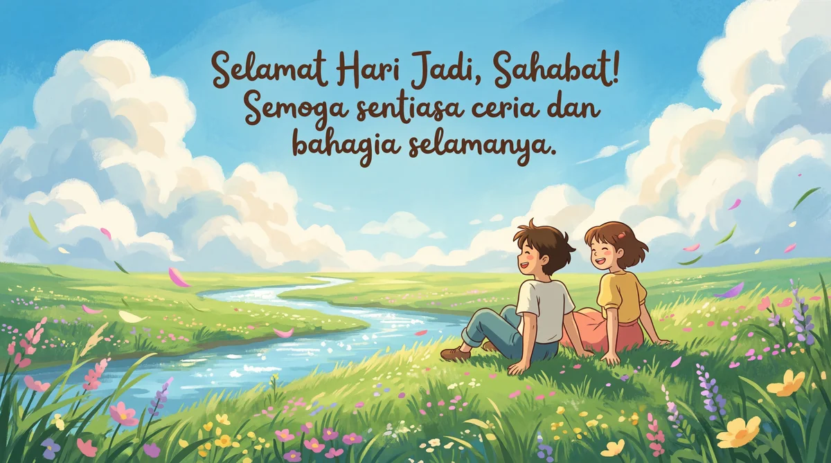 ucapan hari jadi untuk kawan baik