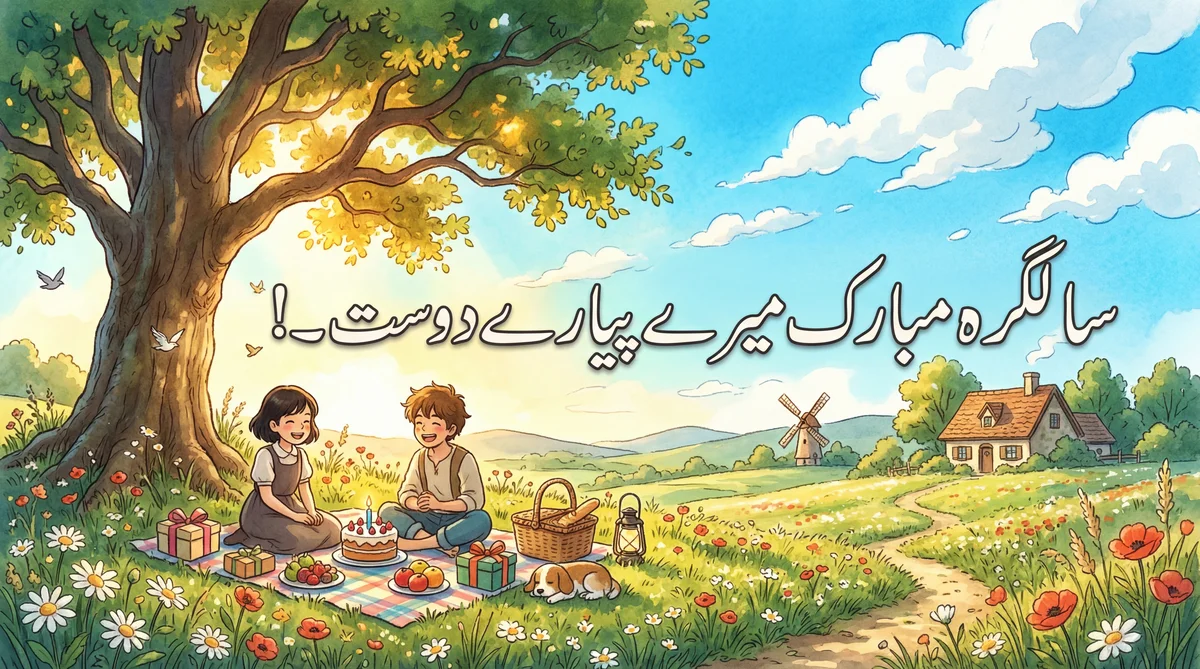 پیارے دوست کو سالگرہ کی دلی مبارکباد