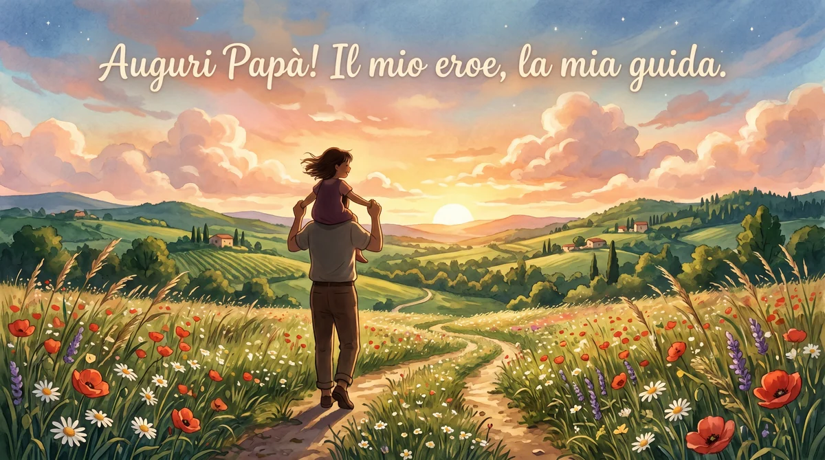 biglietto per la festa del papà