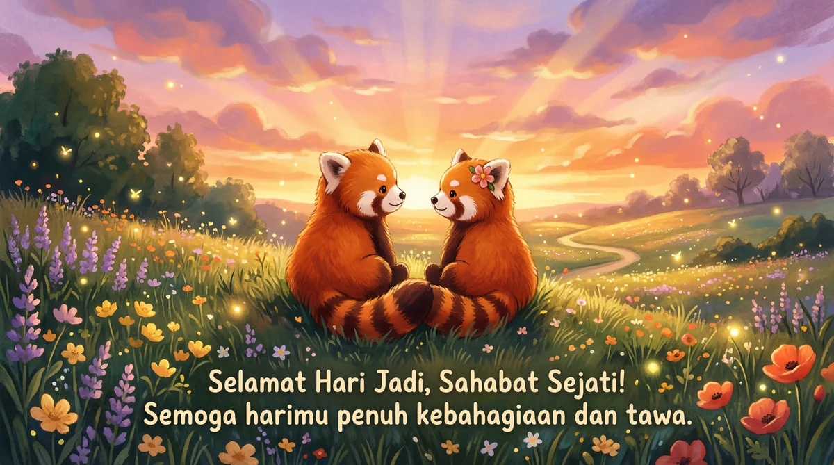 Ucapan selamat ulang tahun untuk kawan baik