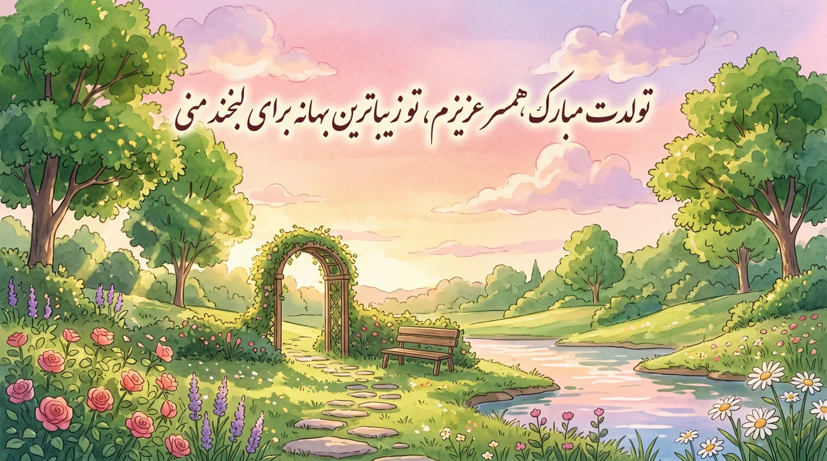 کارت تبریک تولد همسر عزیزم