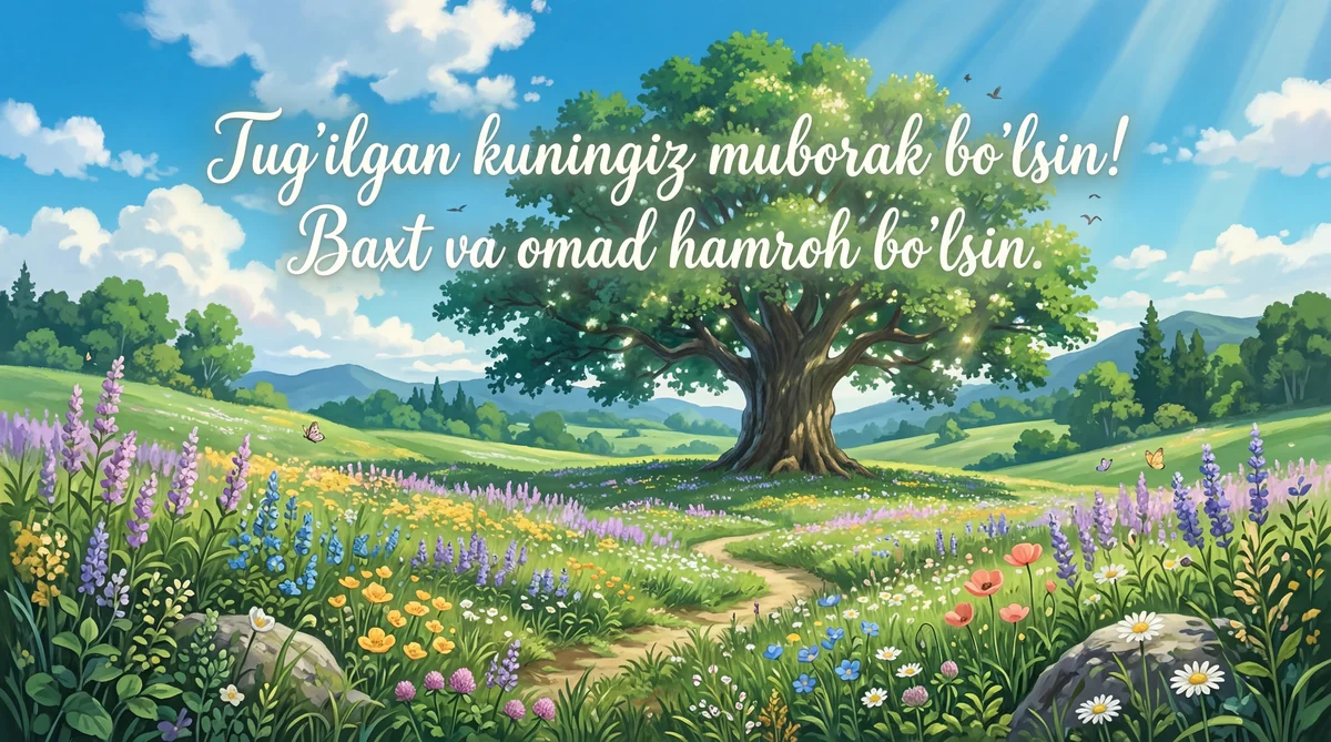 tug'ilgan kun tabriklari