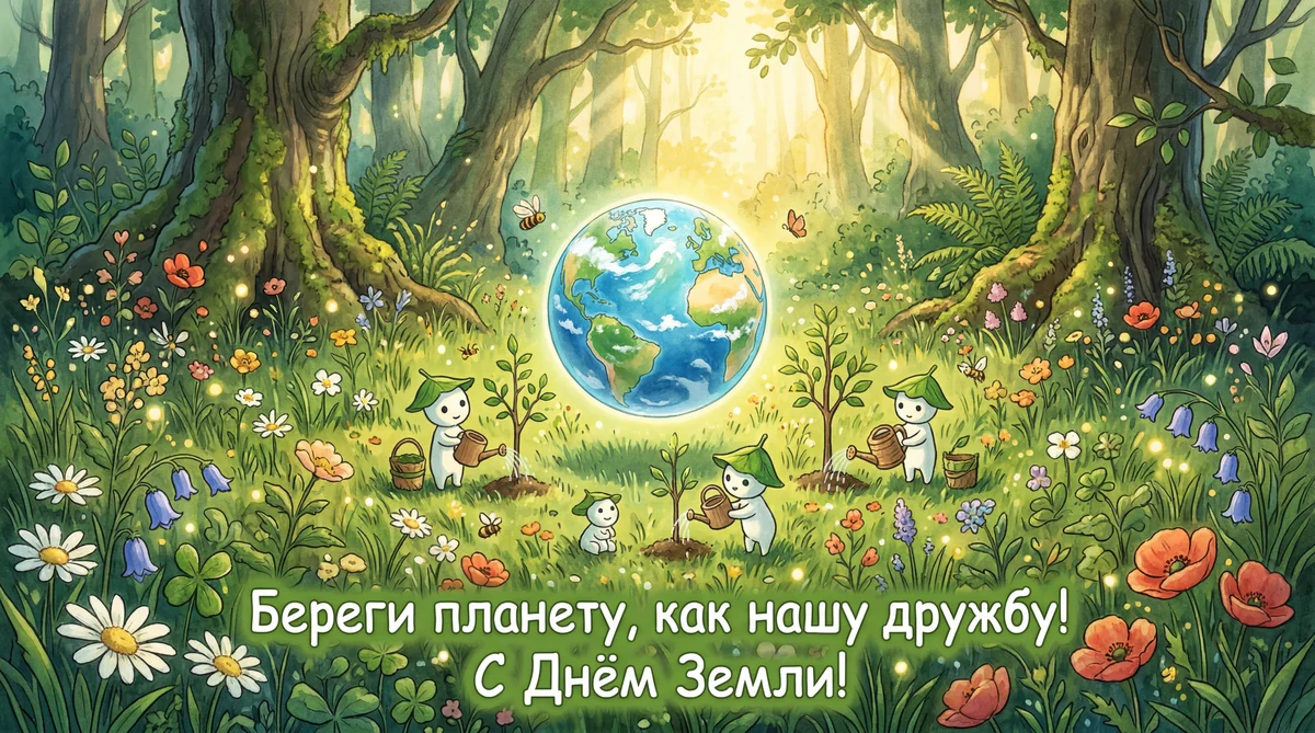 поздравление с Днем Земли для друга