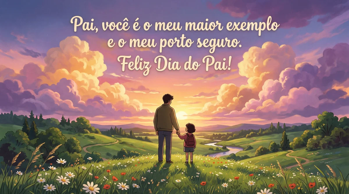 Mensagem carinhosa para o Dia do Pai