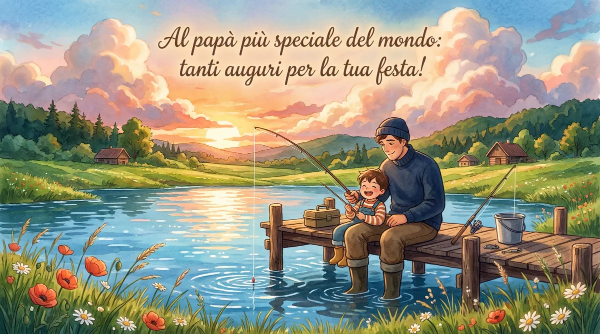 Tanti auguri al papà più speciale per la sua festa!