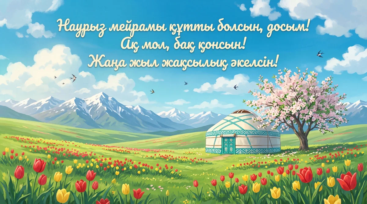 Досыма Наурыз мерекесімен құттықтау