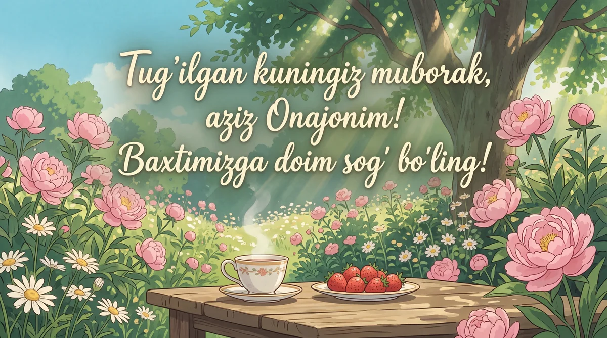 onajonimga tug'ilgan kun tabrigi