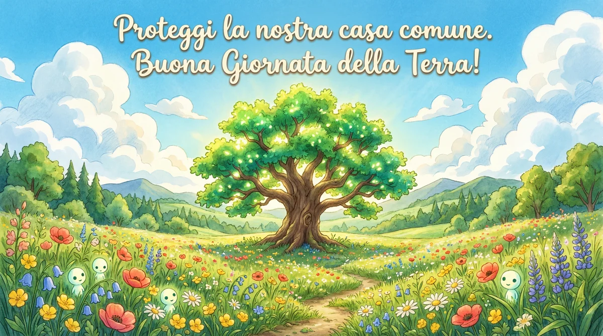 messaggio di auguri per la Giornata della Terra