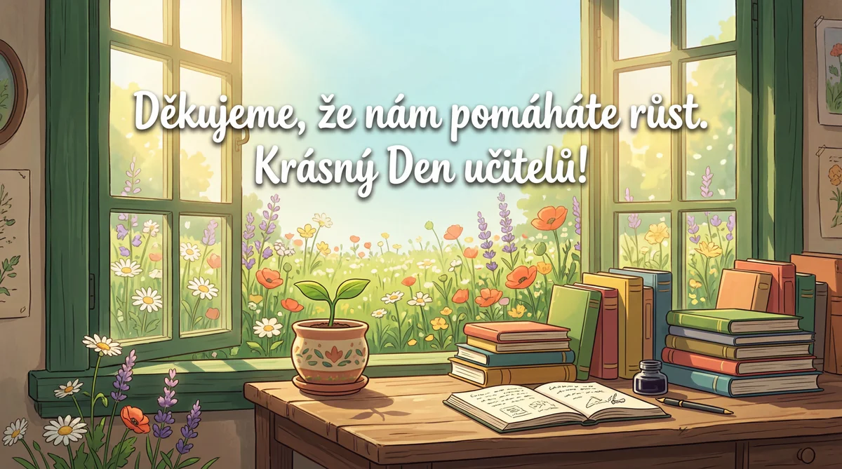 přání k Den učitelů pro oblíbeného pedagoga