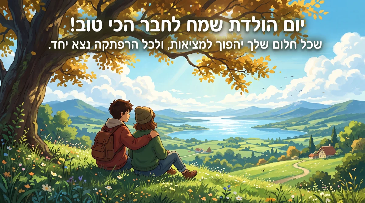 יום הולדת שמח לחבר הכי טוב