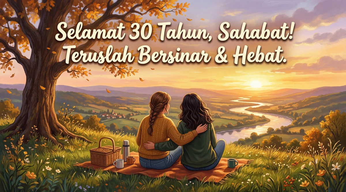 ucapan ulang tahun ke-30 untuk sahabat