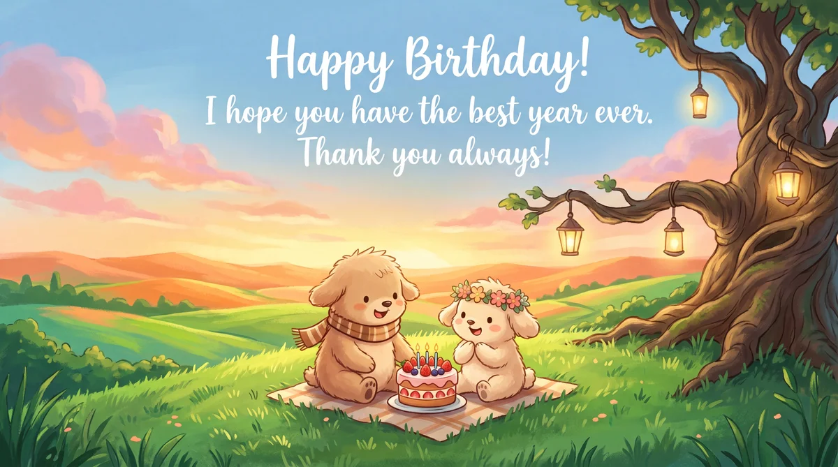 友達の誕生日おめでとうメッセージ
